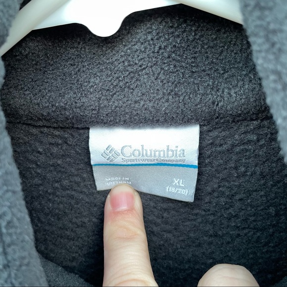 Youth Columbia Full Zip Up Fleece Jacket - Picture 5 of 8